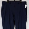 Gap Hybrid Slim Khakis Pants 38x30 Mens Navy Blue Tech Modern New NWT