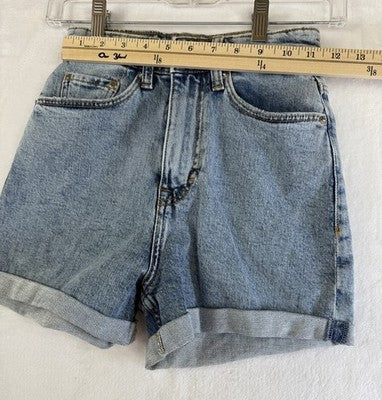 HM Jean Shorts 0 Women High Rise Roll Cuff Blue  Denim