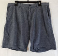 Banana Republic Linen Blend Shorts 36 Mens Blue 11”