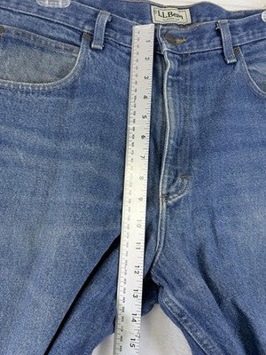 LL Bean Jeans Mens Classic Fit 36x32 Blue Denim LLBean