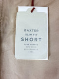 Club Monaco Baxter Shorts 31 Mens 6” Chino Khaki Tan Beige Slim New NWT