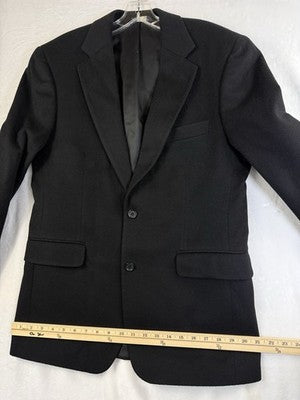 Brooks Brothers 100% Cashmere Jacket 39R Black Blazer Mens
