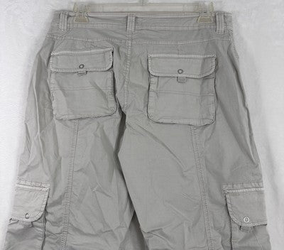 Garage Chicago Cargo Pants Size 15 Gray Low Rise Juniors Womens NWT Skater NEW