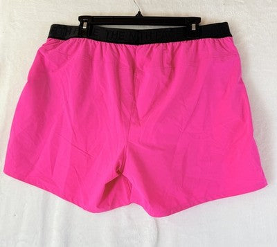The North Face Wander Shorts XL Womens Brief Lined Pink Workout Lightweight New