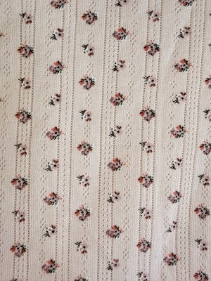 Gap Body Pajama Top Womens Medium Pink Floral Pointelle PJ Short Sleeve New NWT