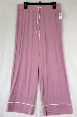 Gap Pajama Pants Medium Petite Pink Womens Softest Modal PJ Sleep New NWT