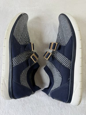 Nike Air Sock Racer Ultra Flyknit 8.5 Womens Sneakers Shoes Slip On Blue