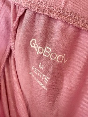 Gap Pajama Pants Medium Petite Pink Womens Softest Modal PJ Sleep New NWT