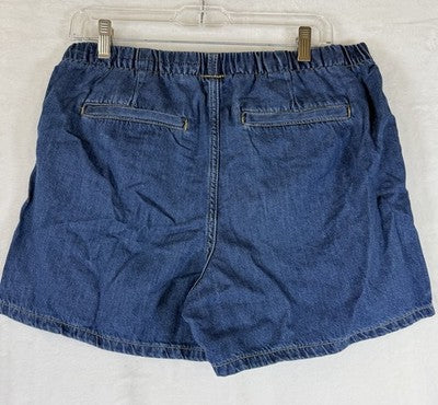 Gap Denim Easy Shorts Medium Tall Women Mid Rise UltraSoft Boxer Pull On New NWT