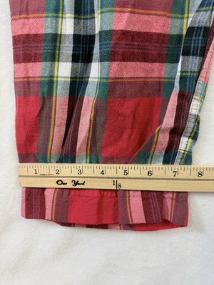 Victoria’s Secret Flannel Pajama Pants Medium Red Plaid Womens Sleep PJ