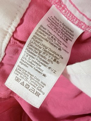 J Crew Classic Chino Shorts 6 Lot Pink Green 4” 5” Womens 100% Cotton