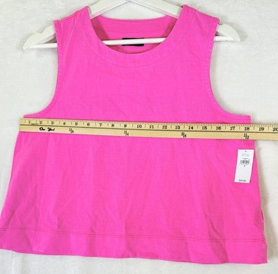 Gap Heavyweight Shell Tank Top Small Womens Pink Sleeveless Knit New NWT
