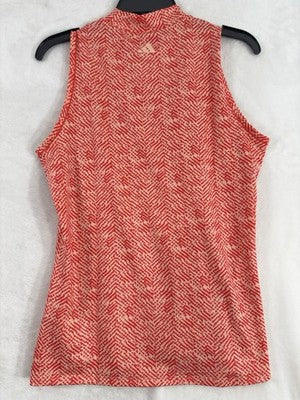Adidas Golf Shirt Womens Medium Ultimate Sleeveless Mock Neck Top NWT