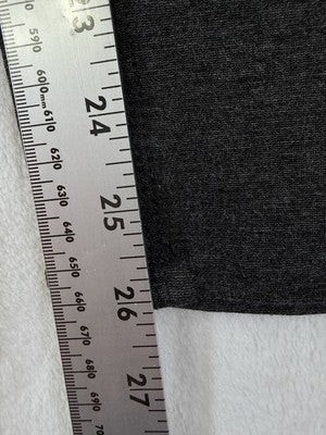 Liz Claiborne Pants 16W Short Womens Charcoal Gray 5 Pocket 16WS Knit Plus Size