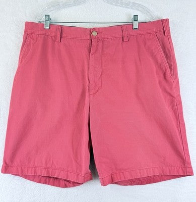 Nautica Deck Shorts 40 Pink Chino Classic Fit 8.5” Mens Classic Fit