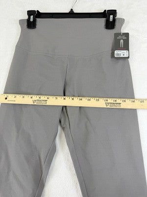 Yummie By Heather Thomson Skimmer Legging Medium Twill Knit Gray Women New *Flaw