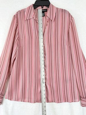 Norton Mcnaughton Top 6 Lot Blouse Womens Tops Button Down Pink Long Sleeve
