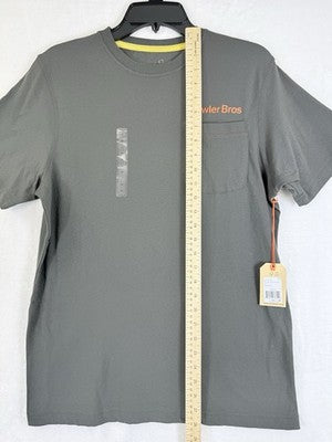 Howler Brothers Medium T Shirt Pocket Tee Pelican Postage Antique Black Gray New