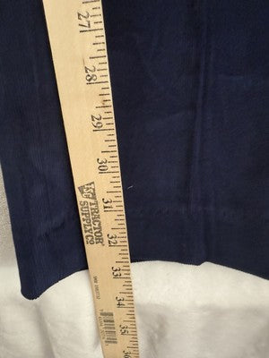Lands End Traditional Fit Fine Wale Corduroy Pants 37 Navy Blue Men’s Classic