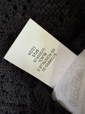 Gap Linen Blend Pointelle Dress XL Womens Black