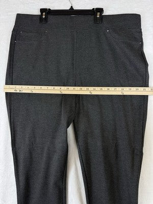 Seven 7 Pull On Leggings XXL Gray Seven7 For All Mankind Womens Knit