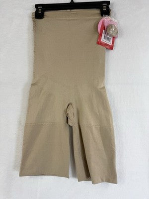 SPANX Slim Cognito Shaping Mid-Thigh Bodysuit Medium 067 Shapewear Beige New NWT