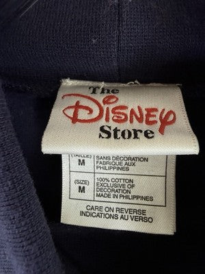 Disney Store Tigger Top Medium Turtleneck Shirt Embroidered Blue Womens Vintage