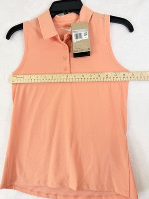 Nike Womens Victory Golf Polo Shirt XS Dri Fit Top Pink Sleeveless New