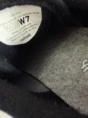 Allbirds Wool Runner 7 Womens Shoes Sneaker Black Runners New
