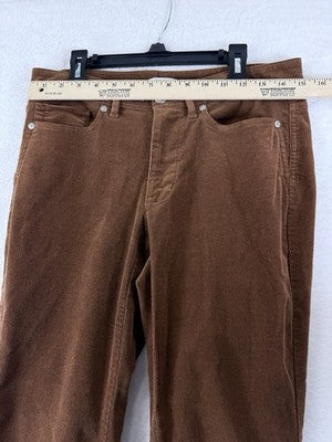 J Jill Corduroy Pants 6 Rust Brown Womens