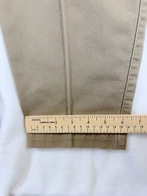 Vintage LL Bean Pants Womens 8 Khakis Pleated High Rise 80s Hipster