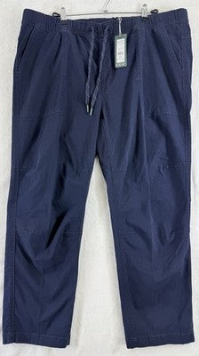 Alpine Design Hike Pants XXL Short Mens Blue Pull On Organic Cotton New NWT