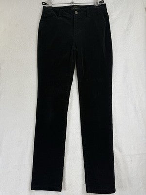 Talbots Velvet Pants 2 Petite Black Velveteen 5 Pocket Heritage Womens 2P