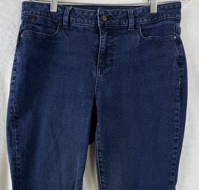 Talbots Jeans 10 Petite Heritage Ankle Blue 10P Womens