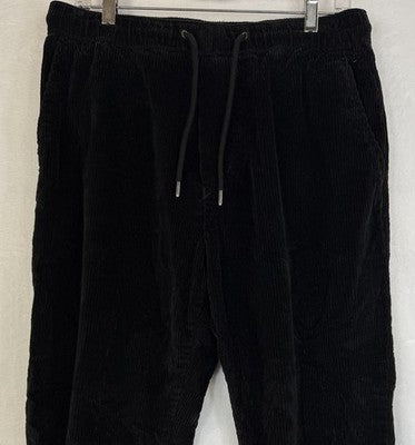 American Eagle Corduroy Joggers Medium Mens Pull On Black Next Level Flex