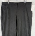 Vintage Liz Claiborne First Issue Dress Pants 14 Gray Ponte Knit Bootcut New NWT