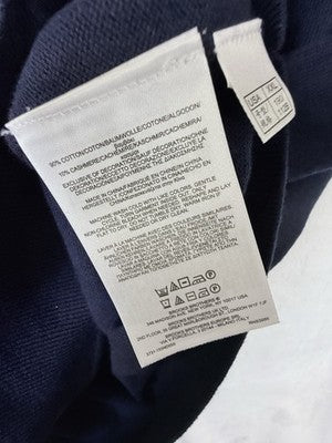 Brooks Brothers Sweater XXL Men Navy Blue Crew Neck Cotton Cashmere Ducks