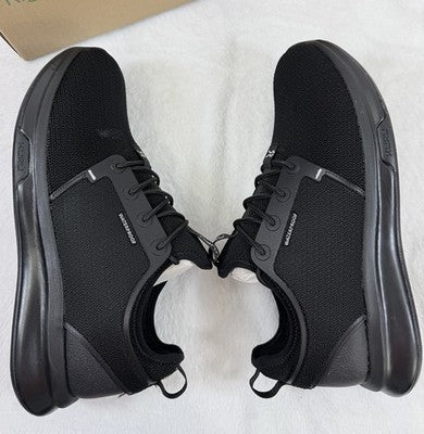 Kuru Atom Waterproof Womens 12 Shoes Black Sneakers Running Plantar Fasciitis