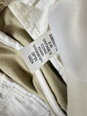 Gap 6” Vintage Shorts 29 Mens Relaxed Tan Beige New NWT