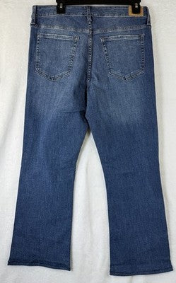 Aeropostale Jeans Women 14 Short Mid Rise Boot Cut Blue New NWT