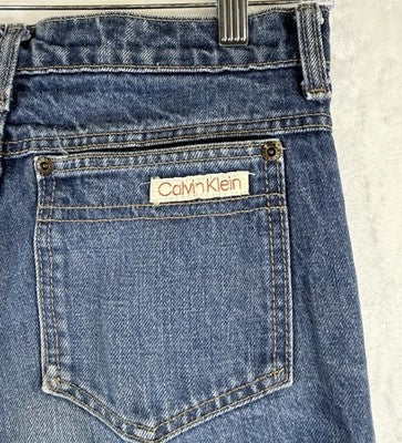 Vintage Calvin Klein Jeans Mens 30x34 80s Straight Leg