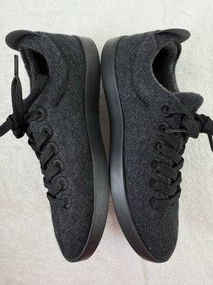 Allbirds Womens 6 Wool Pipers Shoes Natural Black Piper Sneakers