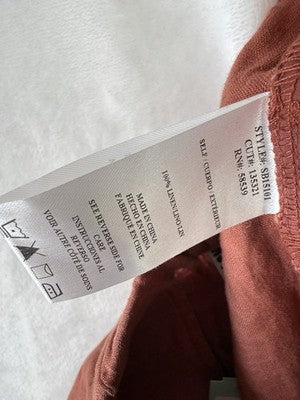 Stitch Fix 100% Linen Shorts 6 Kut From The Kloth Clay Red 3” Womens New NWT
