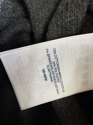 Lands End Corduroy Leggings Large Petite Gray Pull On Womens LP