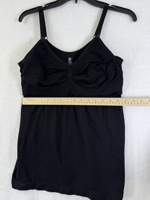 Kindred Bravelry Sublime Nursing Tank Hands Free Pumping Bra Black XL Womens
