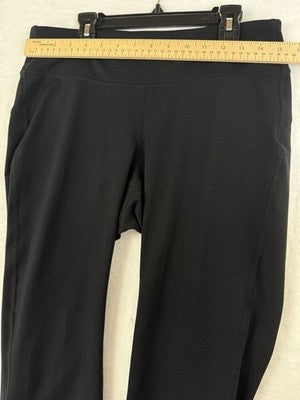 Gap Fit Capri GFast Leggings Large Black Womens Workout GapFit