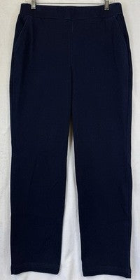 Appleseeds Pants Medium Pull On Denim Dark Blue Womens