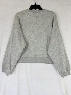 Gap Vintage Soft Wedge Crewneck Sweatshirt Small Women Gray Long Sleeve Top New