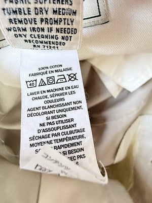 LL Bean Mens Pants 40x34 Free Double L Chinos Natural Fit Plain Front Beige Tan