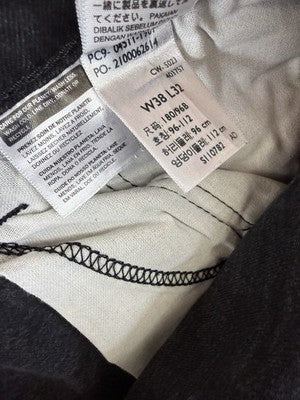 Levis 511 38x32 Jeans Mens Slim Stretch Black
